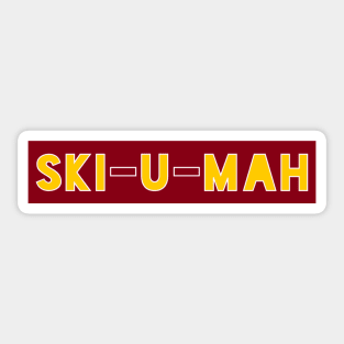 Ski U Mah Sticker